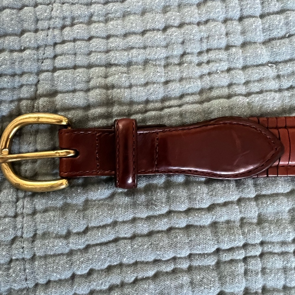 Women’s Brighton Brown Leather Belt - Picture 2 of 7